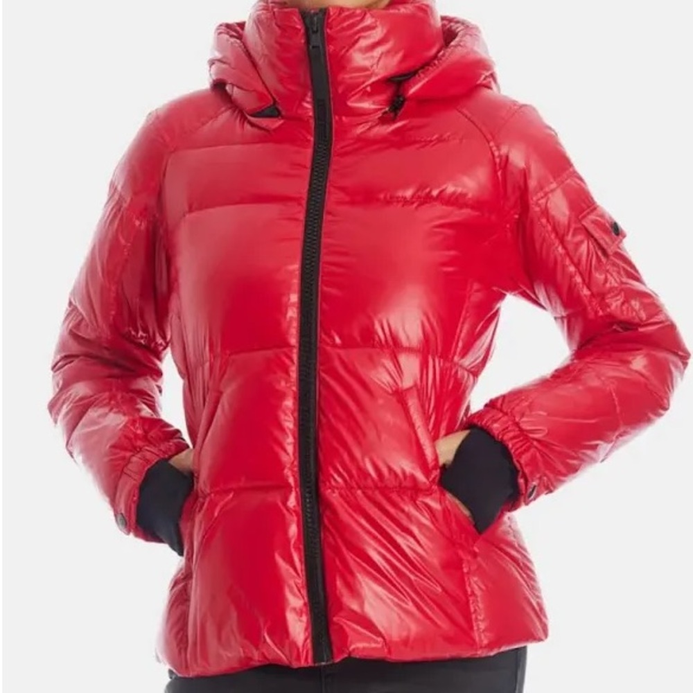 S13 Red Puffer Jacket
